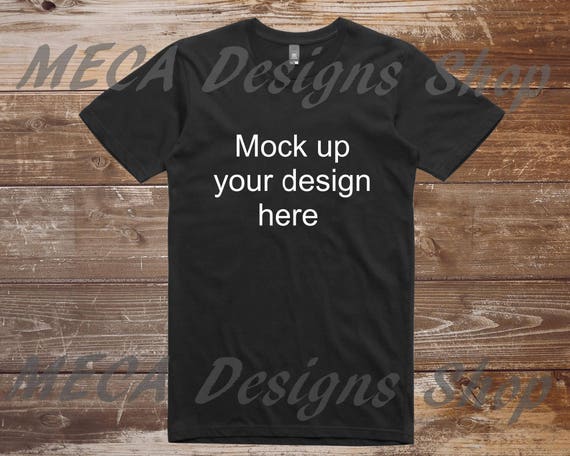 Unisex Shirt Mockup Blank Black Shirt Mock Up Apparel Etsy