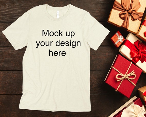 Download Christmas Shirt Mockup Christmas Mockup Mockup Your Design Etsy