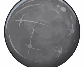 Mercury Planet Sticker – 4" Vinyl Space Sticker for Science Fans, Teachers, Kids, Waterproof Astronomy Decal, Solar System Art