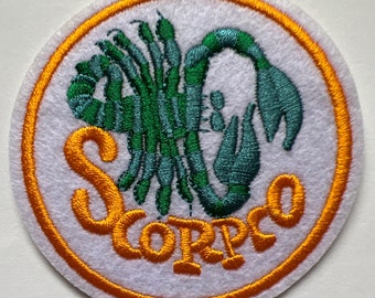 Scorpio Astrology Sign Horoscope Iron On Patch 2.75 Inches