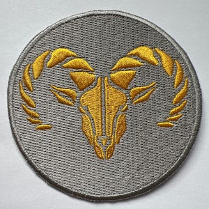 Aries Astrology Sign Horoscope Iron On Patch 3.5 Inches