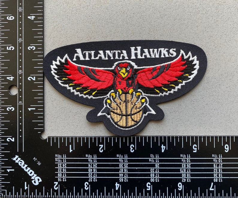 Atlanta Hawks embroidered jersey logo patch Three 3 Versions Etsy