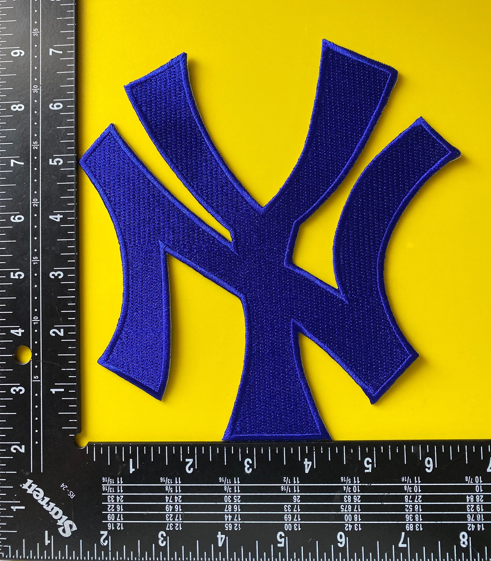 New York Yankees Iron On Jersey Logo Patch 7 x 6.5 Etsy