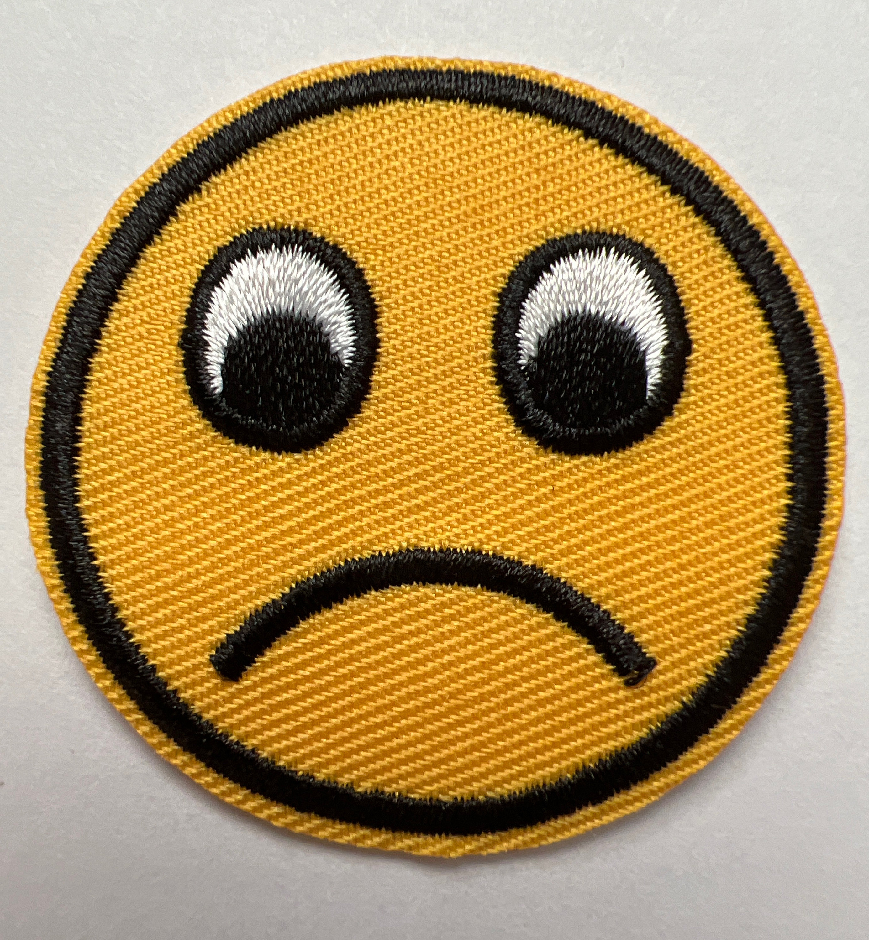 Smiley Face Emoji Patch Text Message Iron On Applique