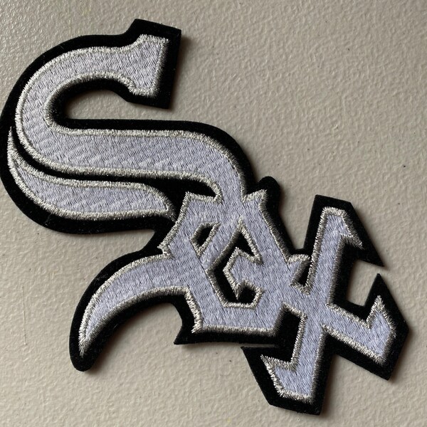 White Sox Felt Logo Patch 7” x 5”