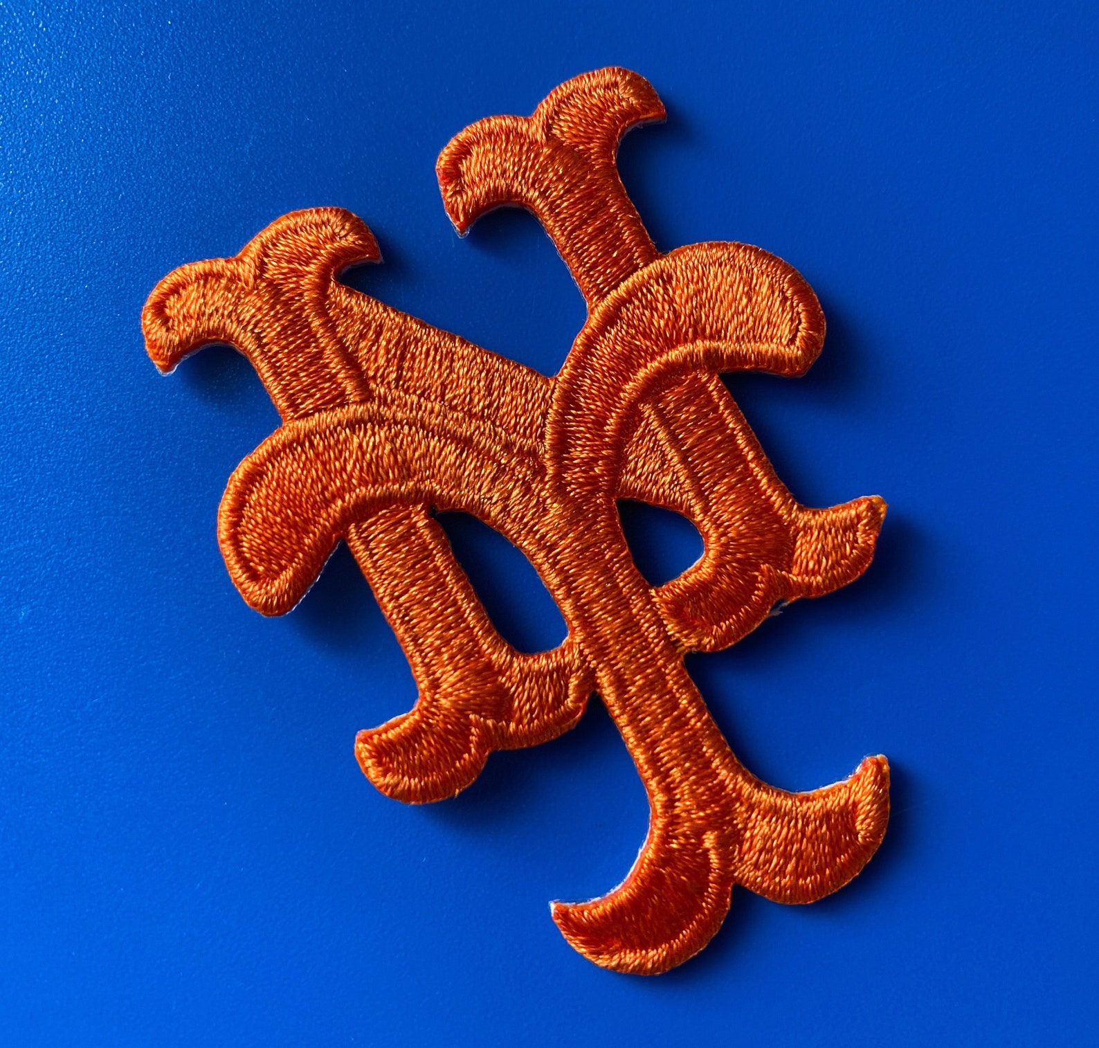 New York Mets Iron On Logo Patch 2.5 x 1.75 Etsy