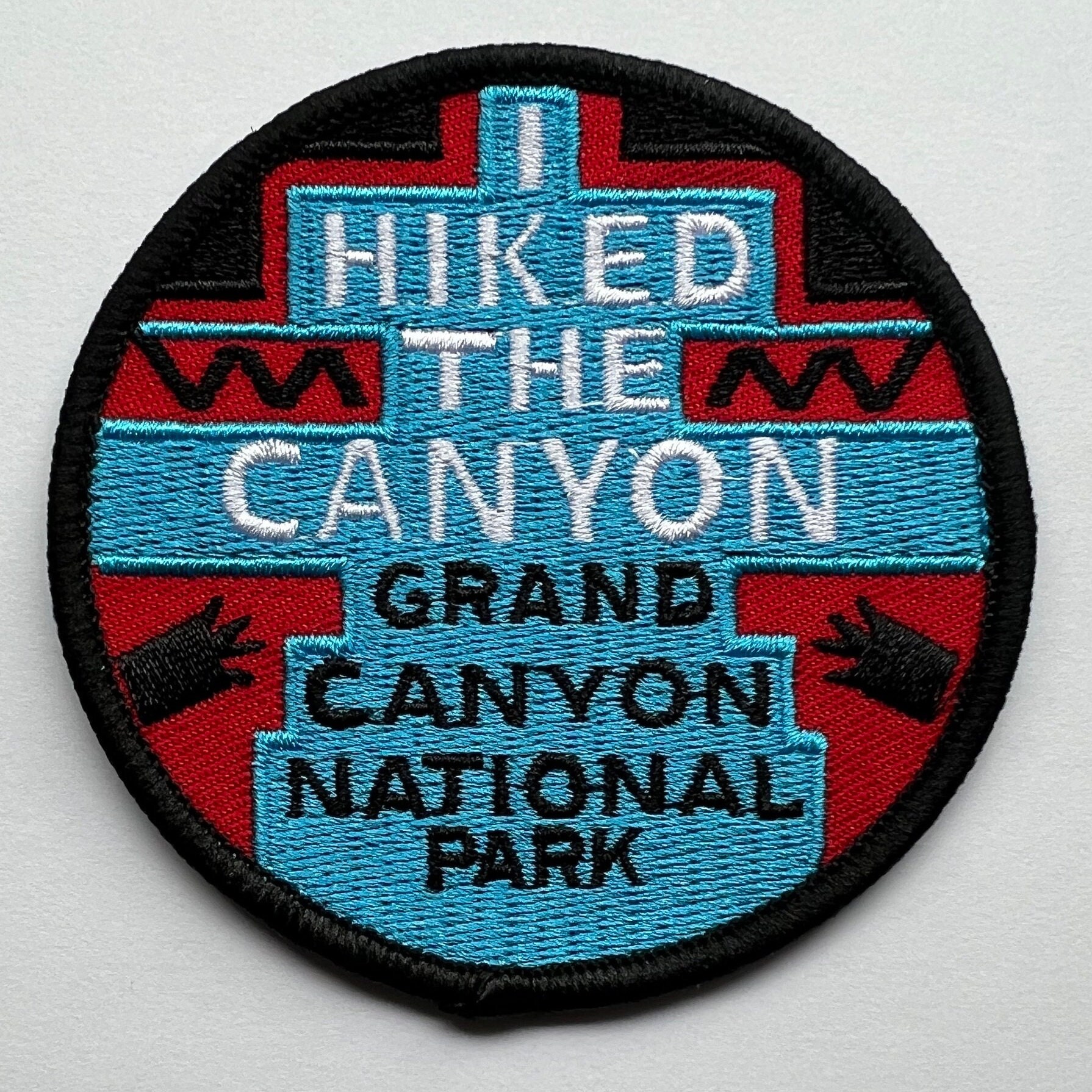 Patch Ricamato Grand Canyon National Park – Fiume Colorado, Arizona, 3 Pollici, Stirato