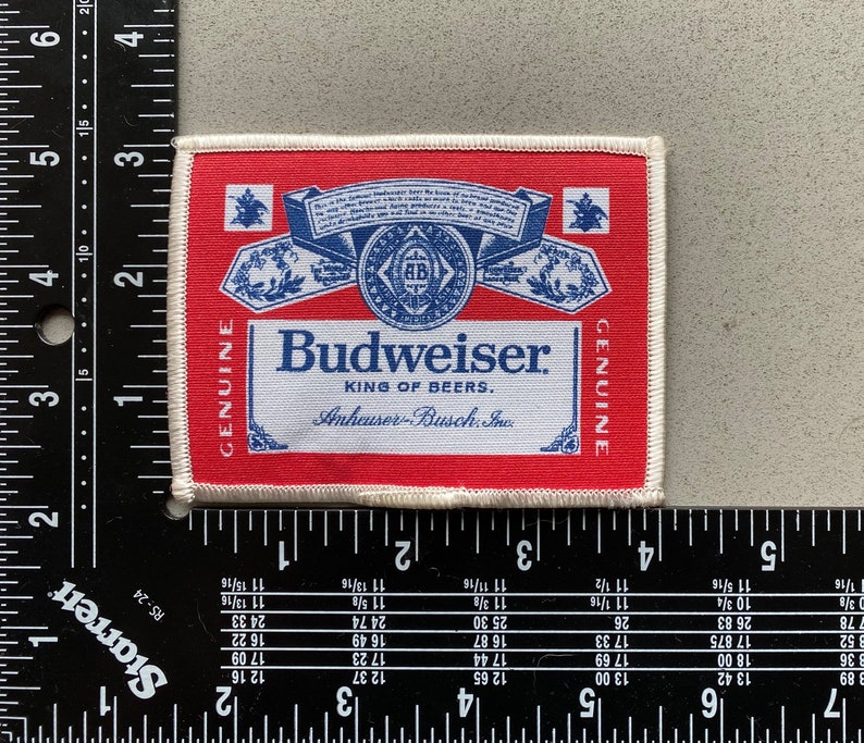 Budweiser Beer Logo Patches Bud Etsy
