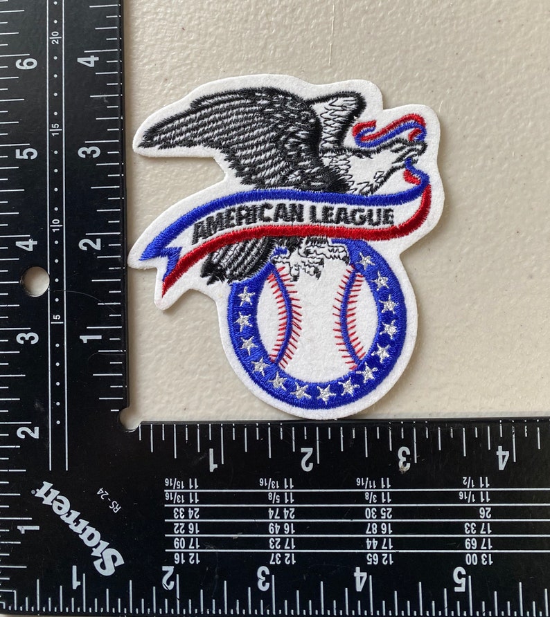 Versions American League Jersey Sleeve Logo Eagle Patch Three 3