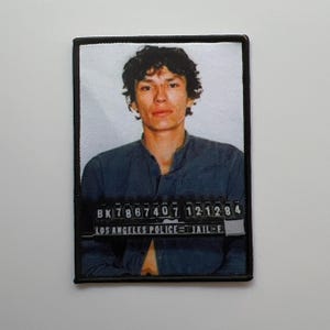 Richard Ramirez Mugshot Patch 3.25 x 2.25 inch True Crime Collectible
