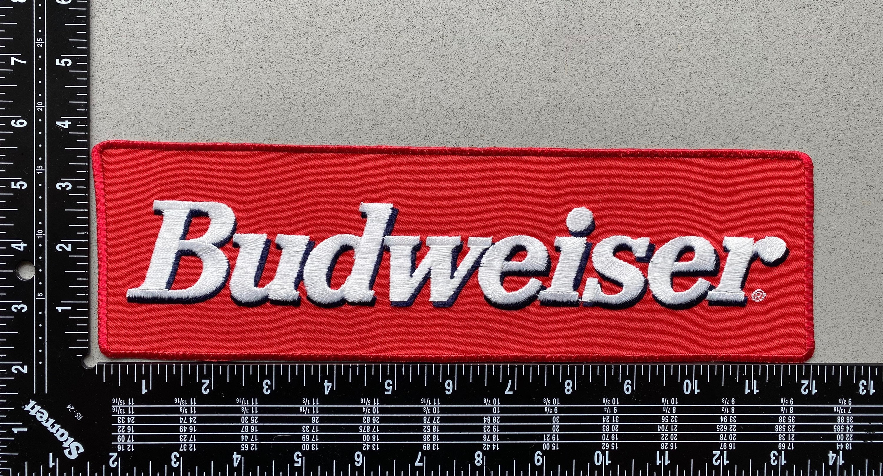 Budweiser Beer Logo Patches Bud Etsy