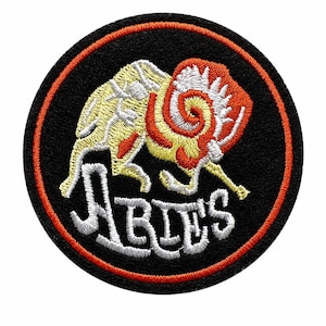 Aries Patch Iron On – 2.75in Embroidered Felt Astrology Patch Crest Logo
