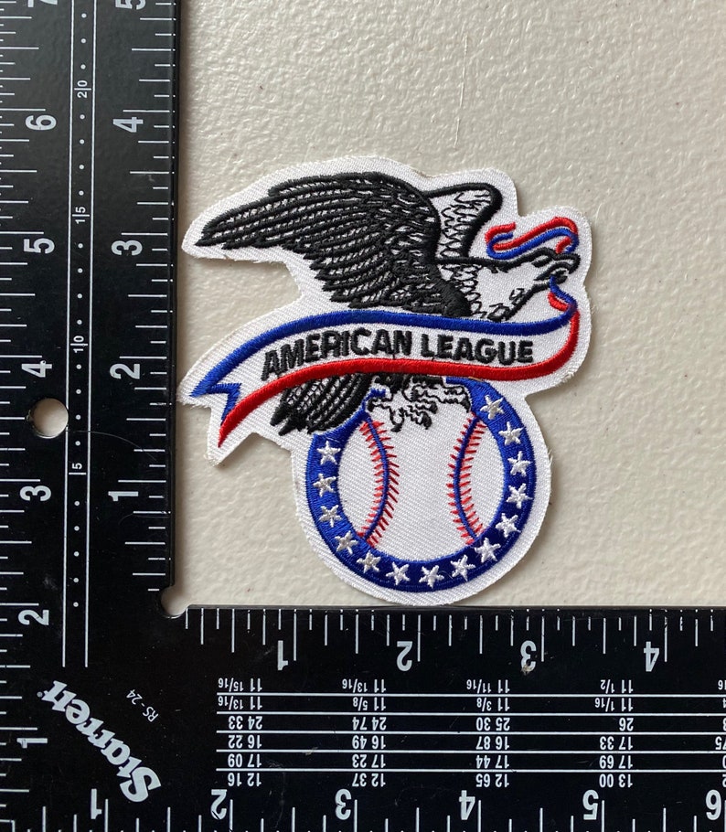 Versions American League Jersey Sleeve Logo Eagle Patch Three 3