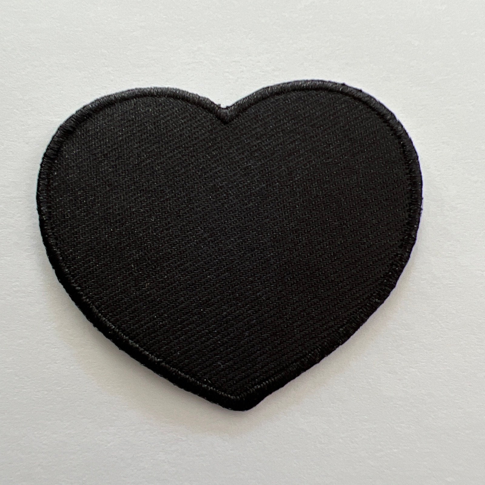 Large Heart Iron on Patch No Sew Felt You Pick the Color 
