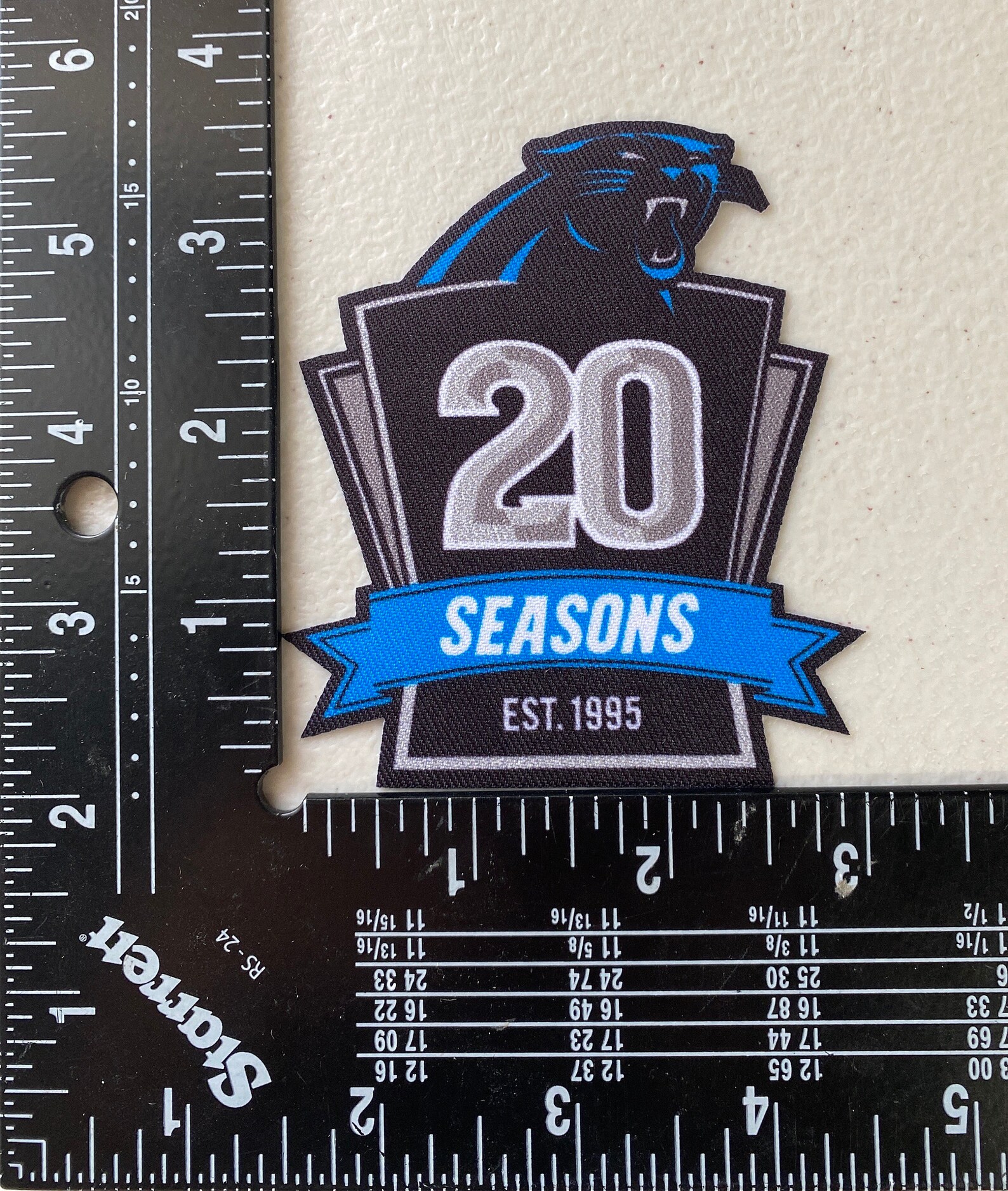 Carolina Panthers NFL Jersey Logo Patch Patches Etsy
