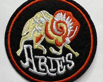 Aries Astrology Sign Horoscope Iron On Patch 2.75 Inches