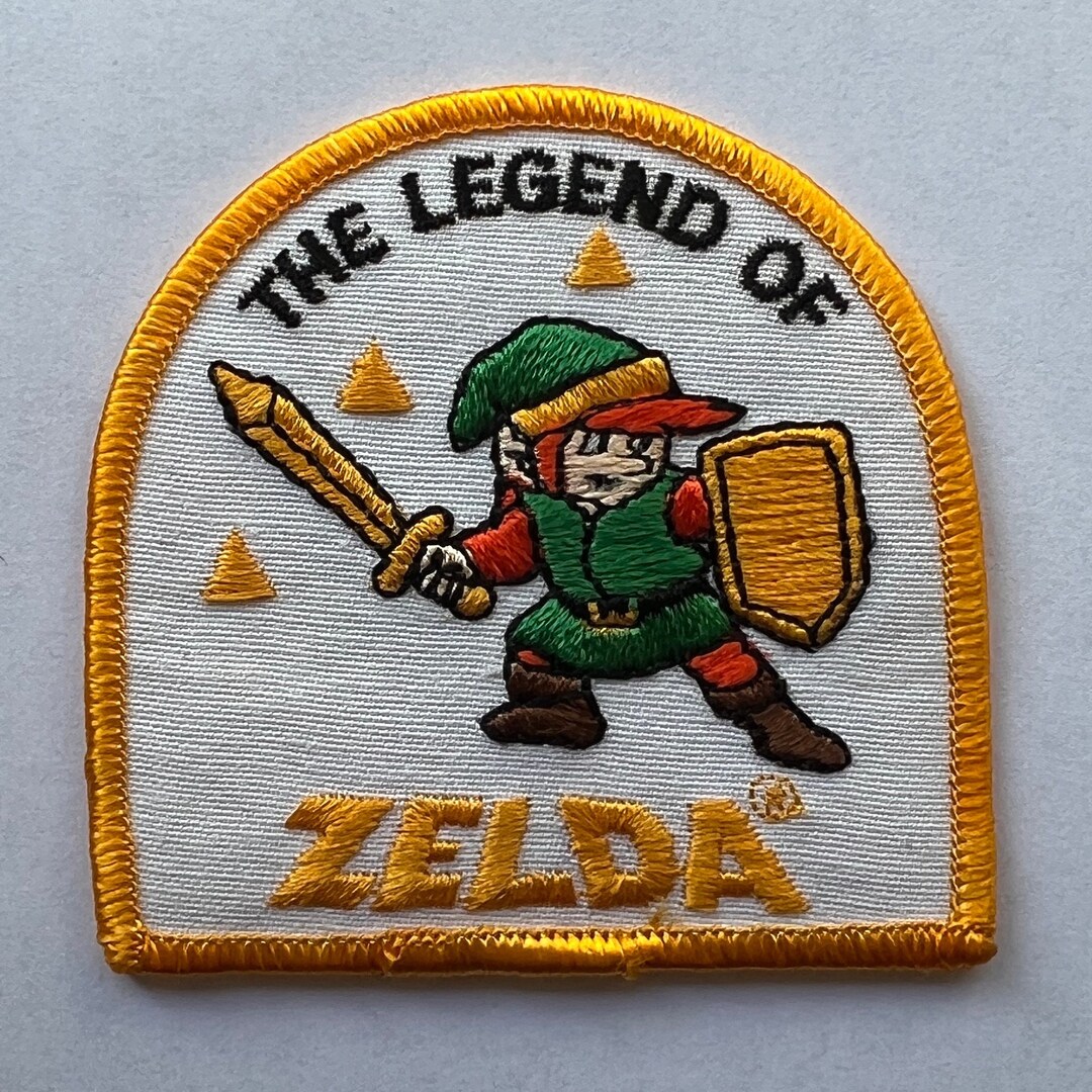Vintage Legend of Zelda Link NES Video Game Embroidered Patch Etsy