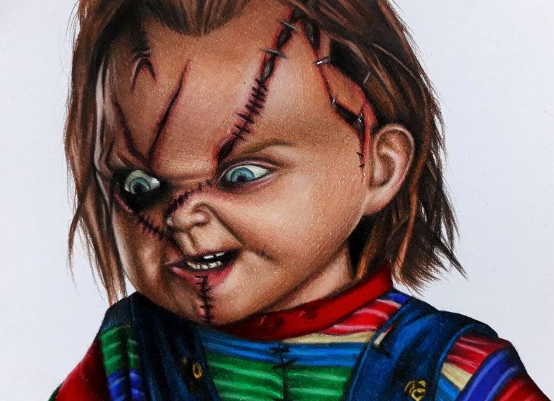 Chucky Drawing | Etsy
