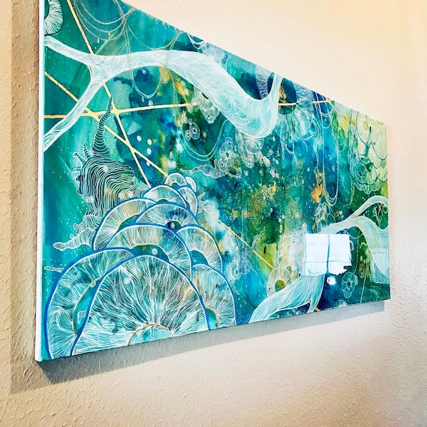 Abstract Resin Art Etsy