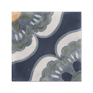 Vintage Victorian Porcelain Tile - Sample