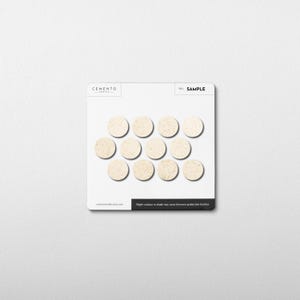 Penny Round 1" Limestone Honed Mosaic Tile - 5x5 Swatch Size Sample