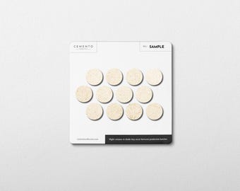 Penny Round 1" Limestone Honed Mosaic Tile - 5x5 Swatch Size Sample