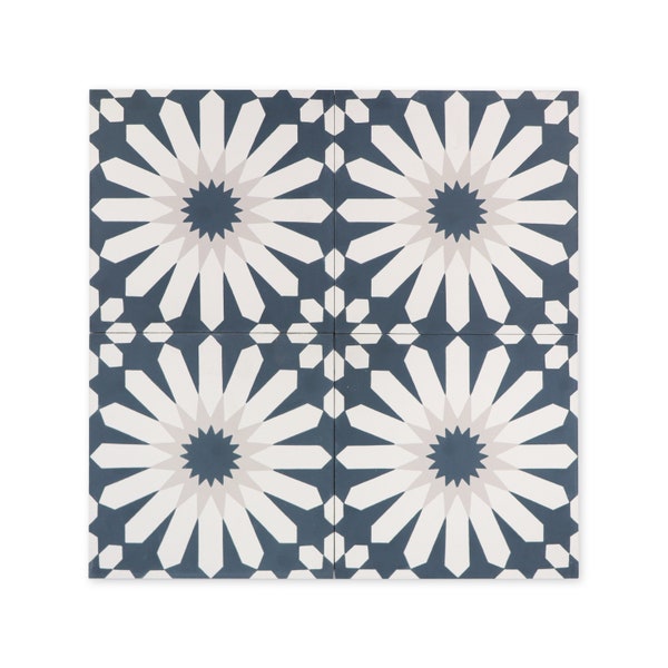 Sunflower Cement Tile - Sample
