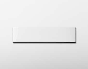 Venture Eggshell 3x12 White Matte Subway Tile - Sample