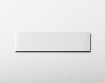 Venture Eggshell 3x12 White Glossy Subway Tile - Sample