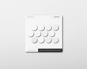 Penny Round 1" Bianco Dolomite Marble Honed Mosaic Tile - 5x5 Swatch Size Sample