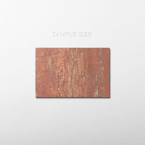 Red Travertine 24x48 Porcelain Tile (This is sample size 4x6")
