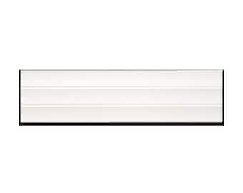 Flat Abaque Daisy White 3x12 Subway Tile - Sample (sample size 3x4)