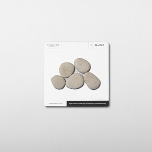 Bone Color Random Size Pebble Stone Mosaic (This is small sample size)