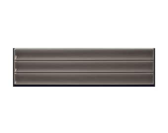 Flat Abaque Raven Ash Grey 3x12 Subway Tile - Sample (sample size 3x4)