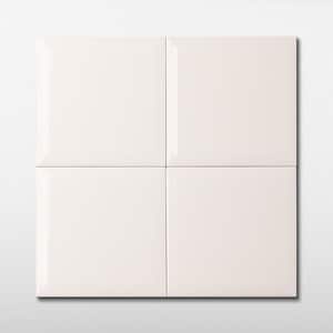 Eggshell White 6X6 Bevelled Tile - Sample