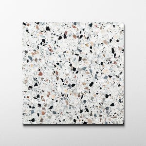 Pepe Nero 16x16 Terrazzo Tile (4x4 size sample)