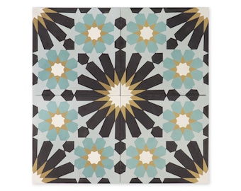 Stelle-II 8x8 Cement Tile - Sample