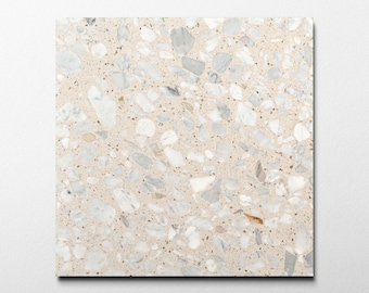 Panarea Sand 16x16 Terrazzo Tile (4x4 size sample)
