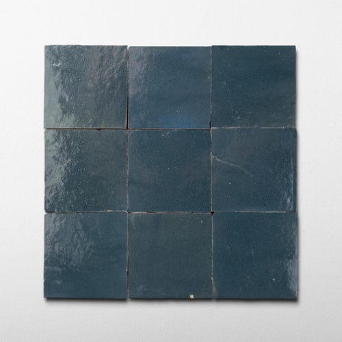 ベリジェアクロ4枚 Handmade Moroccan Zellige 4x4 Eggplant Purple Terracotta Tile - Etsy