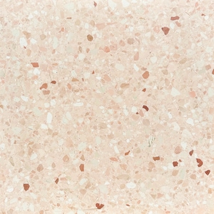 Capri Powder Pink 16x16 Terrazzo Tile (4x4 size sample)