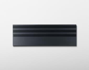 Tuscany Stripe Midnight Blue 9x28 Ceramic Tile - Sample (sample size 4x9)