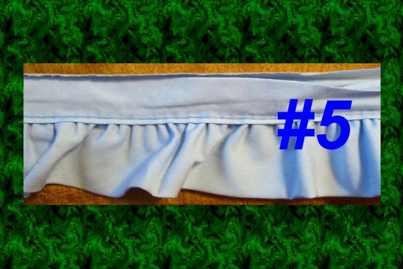 Bias Trim RUFFLE Binding Quilt Vintage Pleated Edging Sew Fabric Upholstery Baby Blanket Pillow