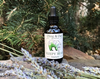 Sleepy Bear Tincture | Organic, Handcrafted, Herbal Extract, Relaxing, Calming