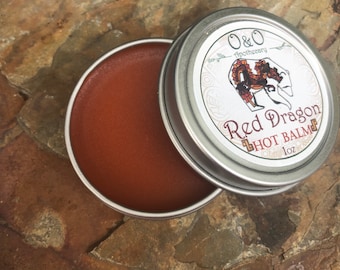 Red Dragon | Hot Balm, Organic, Handcrafted, Pain Relief