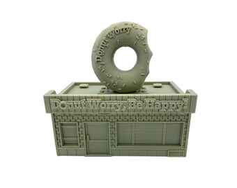 3d Printed Donut Shop / Crisis Protocol Compatible Option / Corvus Games Terrain Licensed Printer / Print to Order