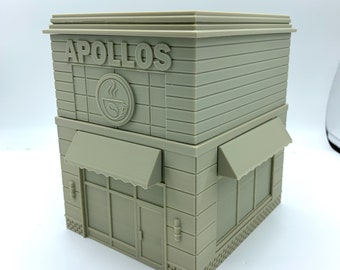 Apollos Coffee Shop  / Crisis Protocol Compatible Option / Corvus Games Terrain Licensed Printer / Print to Order