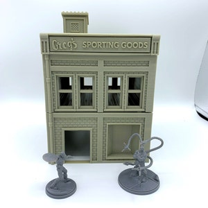 3d Printed Sporting Goods Store / Crisis Protocol Compatible Option / Corvus Games Terrain Licensed Printer / Print to Order