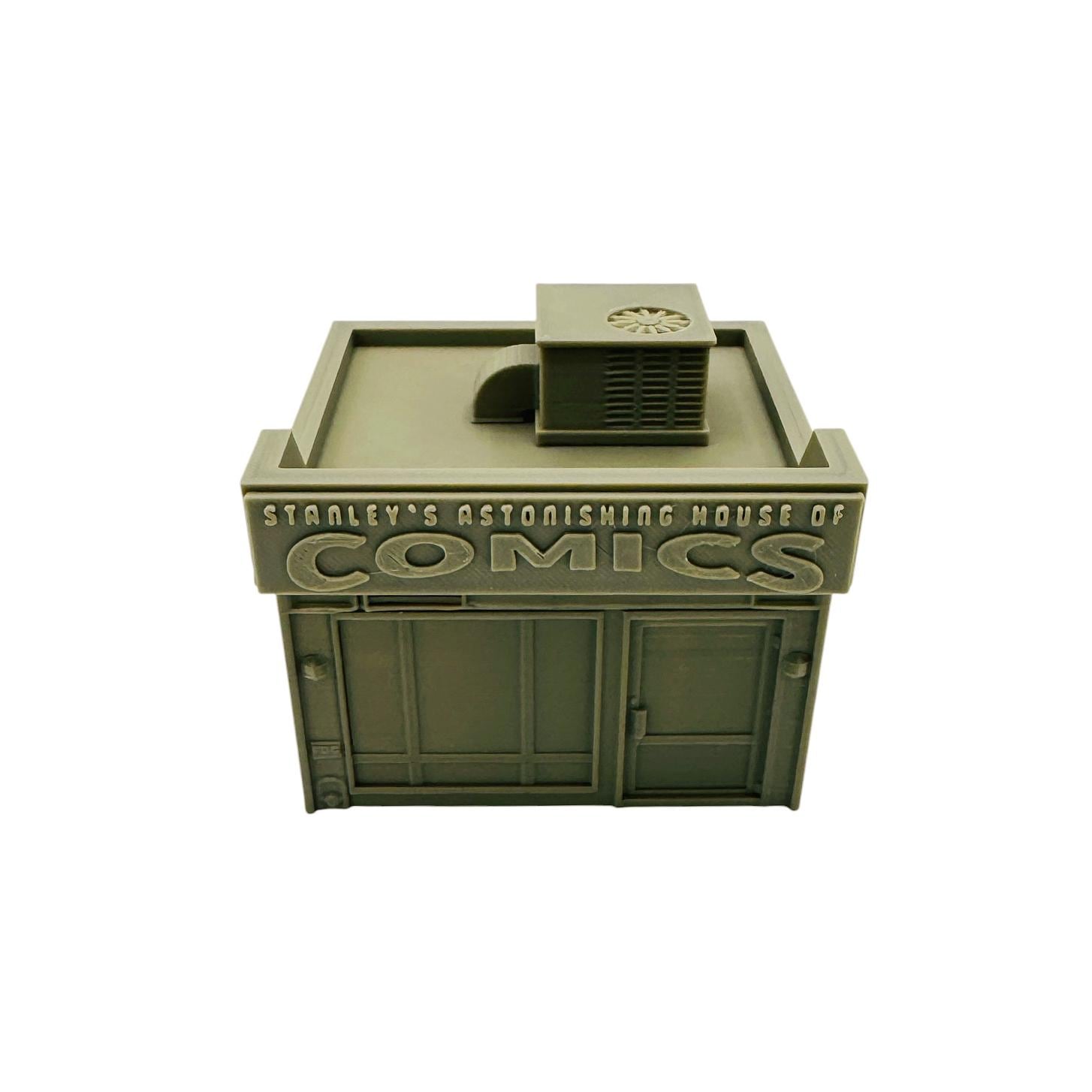 Rpg Storefront Comic Book Store Terrain – Urban Storefront Building for Tabletop ...