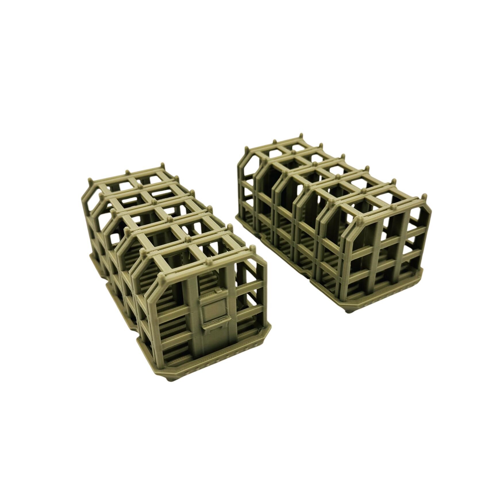 Rpg Container Cargo Container Terrain – Sci Fi Industrial Containers for Tabletop ...