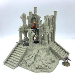 Stormguard Tallsworth Ruin / 28mm Wargame / RPG / 3d Printed Tabletop Terrain image 2